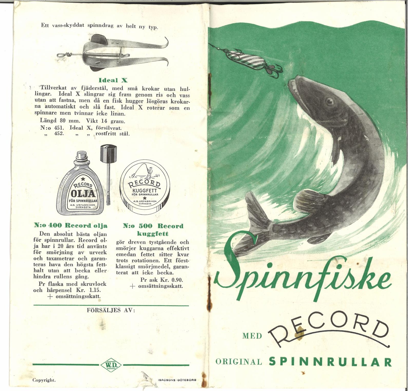 Record 1941 katalogomslag