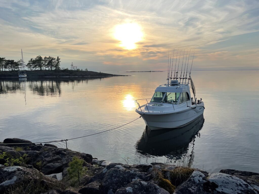 Solnedgång över Vänern